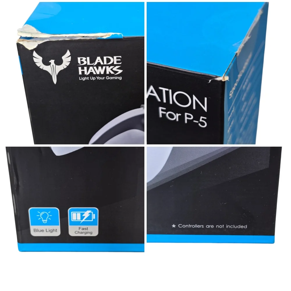 NIB Blade Hawks Dual Charging Station for PS5 Controllers